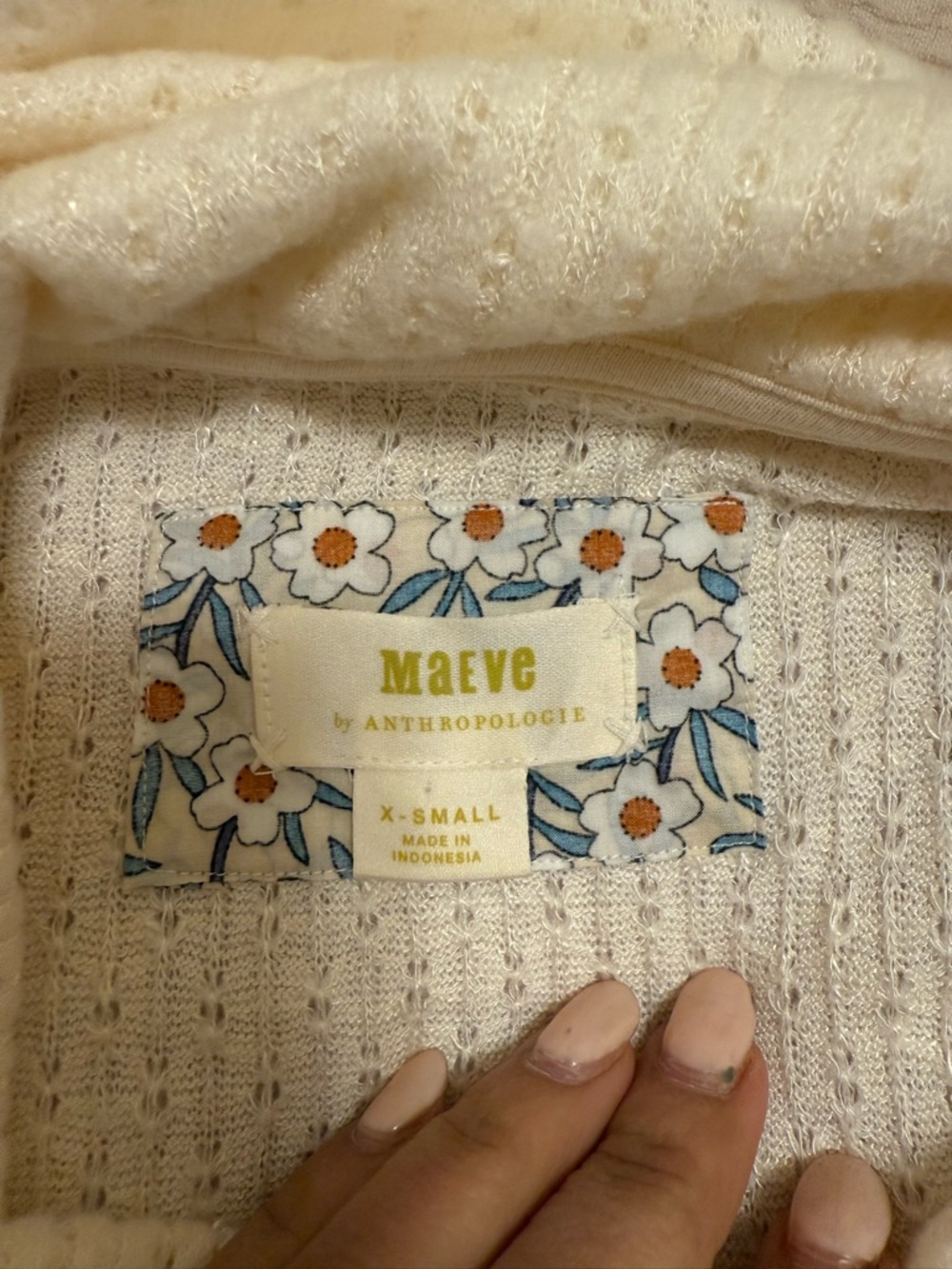 Maeve Addie Ruffled Hacci Pullover - Picture 6 of 8